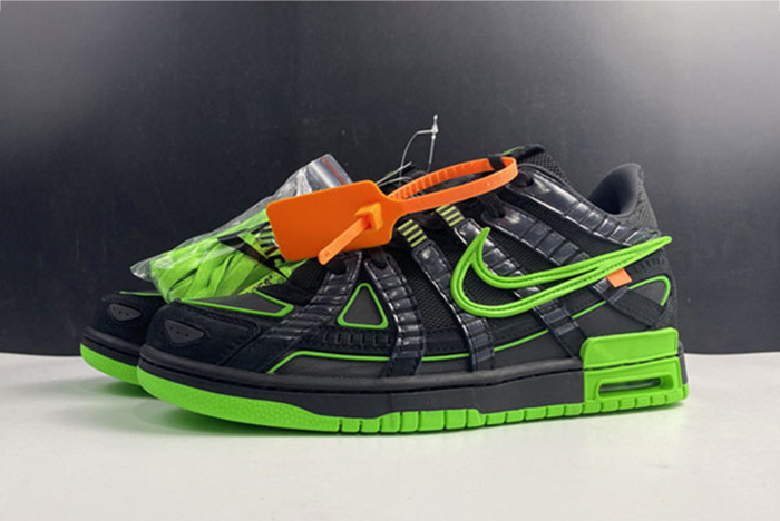 OFF-WHITE x Nike Air Rubber Dunk “Green Strike  CU6015-001