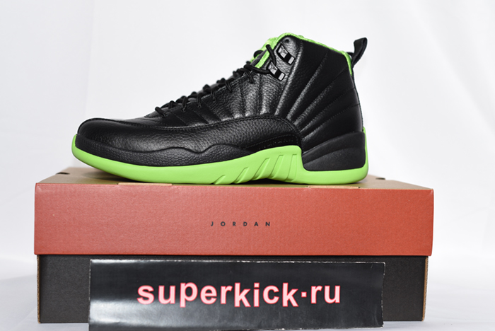 Air Jordan 12  Black and Green