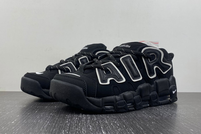 AMBUSH x Nike Air More Uptempo Low “Black/White FB1299-001